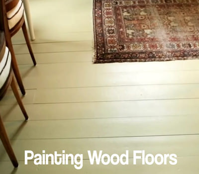 How to Paint a Faux Rug With a Stenciled Pattern on a Hardwood Floor